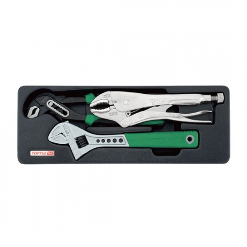 3PCS - Adjustable Wrench & Pliers Set