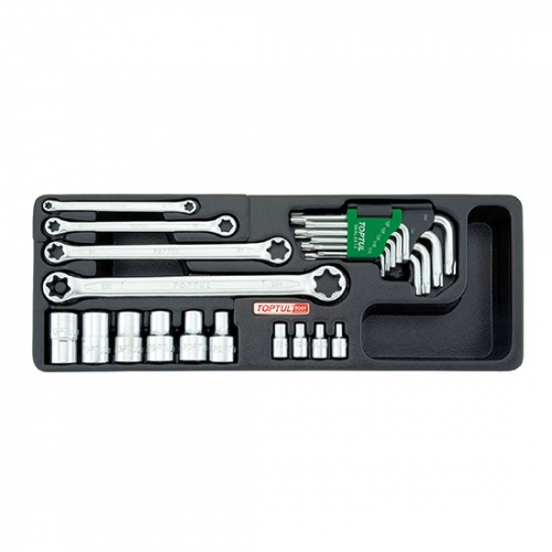 23PCS - Star Wrench, Sockets & Key Wrench Set