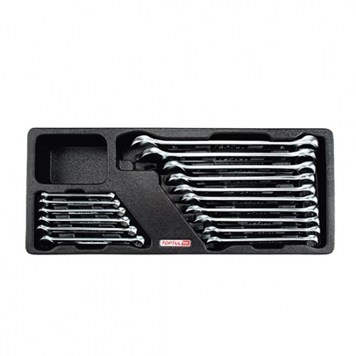 16PCS - 15° Offset Super-Torque Combination Wrench Set