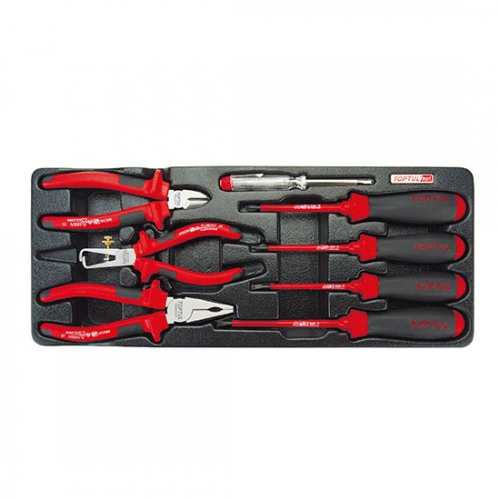 8PCS - VDE Insulated Pliers & Screwdrivers Set