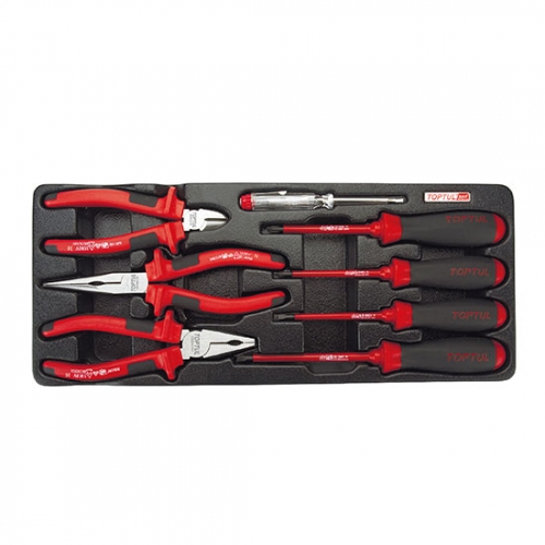 8PCS - VDE Insulated Pliers & Screwdrivers Set