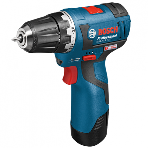 Bosch Cordless Drill 20Nm, 12V, 1300rpm, 1kg GSR12V-EC