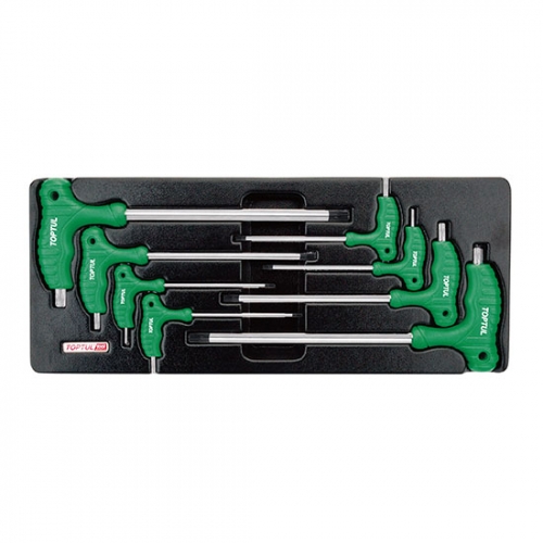 8PCS - L-Type Two Way Star & Tamperproof Key Wrench Set