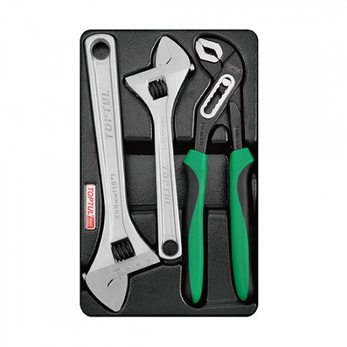 3PCS - Adjustable Wrench & Pliers Set