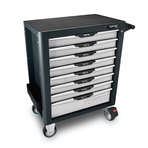 W/8-Drawer Tool Trolley - 383PCS Mechanical Tool Set (PRO-PLUS SERIES) GRAY