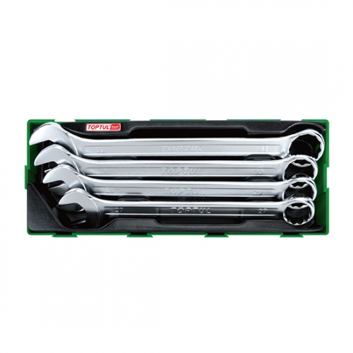 4PCS - 15° Offset Pro-Line Combination Wrench Set