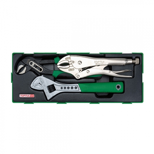 3PCS - Adjustable Wrench & Pliers Set