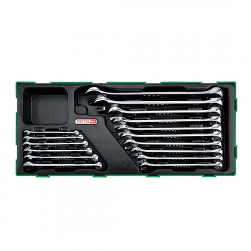 16PCS - 15° Offset Pro-Line Combination Wrench Set