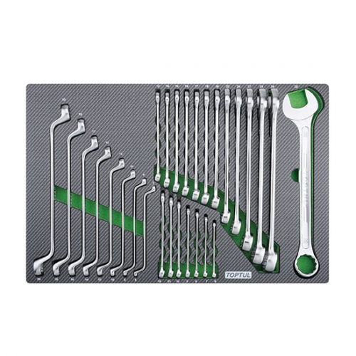 28PCS - Combination & Double Ring Wrench Set