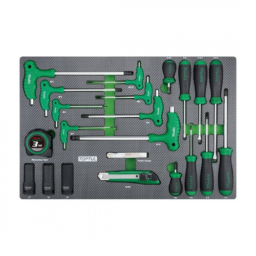 22PCS - Screwdriver, L-Type Two Way Ball Point & Hex Key Wrench Set