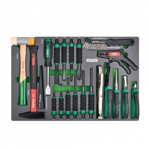 21PCS - Hammer, Punch, Chisel & Plier Set