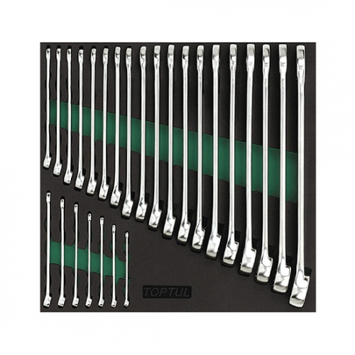 26PCS - 15° Offset Hi-Performance Combination Wrench Set