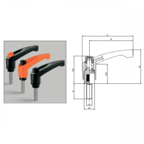 HHM Clamping Levers » 1198T
