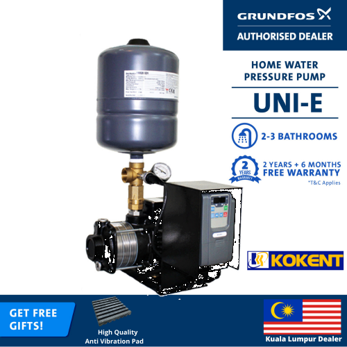 GRUNDFOS VARIABLE SPEED BOOSTER PUMP UNI-E CM3-5 (CMBE3-62)