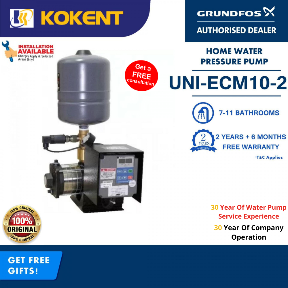 GRUNDFOS VARIABLE SPEED BOOSTER PUMP UNIE CM102 (CMBE1054)