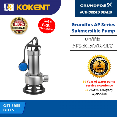 Grundfos Unilift AP35B.50.08.A1.V Auto Submersible Pump