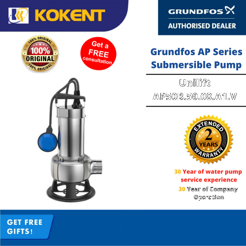 Grundfos Unilift AP50B.50.08.A1.V Auto Submersible Pump