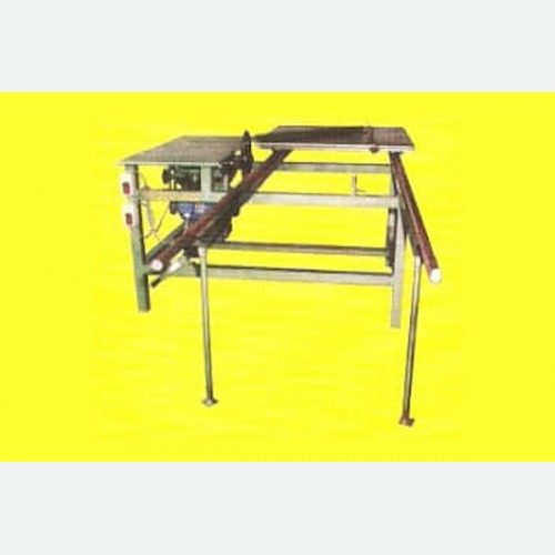 Sliding Table Circular Saw Machine With Scoring Unit