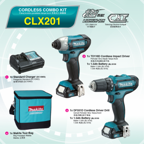 12Vmax Cordless Combo Kit