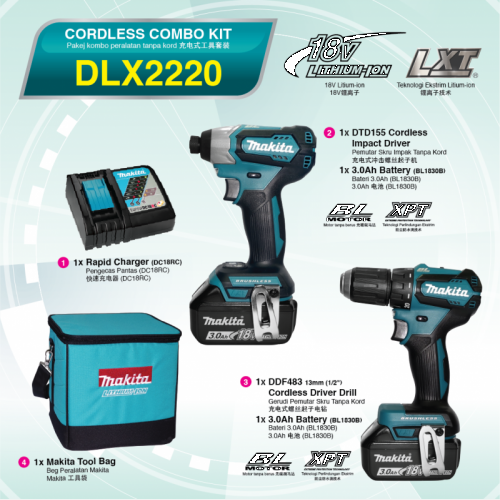 18V Cordless Combo Kit