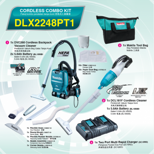 18V Cordless Combo Kit