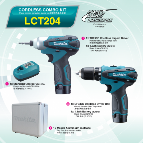 10.8V Cordless Combo Kit