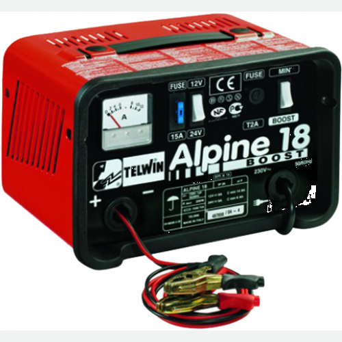 TELWIN Battery Charger 14/185(12V), 6/90(24V), 3.5kg Alpine18