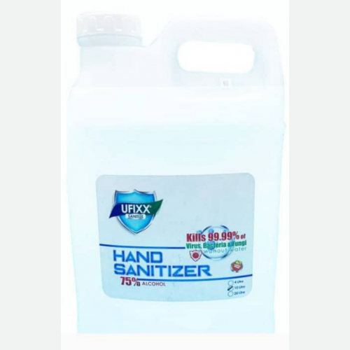 UFIXX  75% ALCOHOL GRADE LIQUID BASED HAND SANITIZER (10LITRE) * SIRIM CERTIFIED *