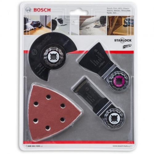 Bosch Accessories 13 Pcs (Expert For Wood & Paint) Universal Set For Multi-Tools