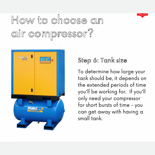 How To Choose Air Compressor Step 6