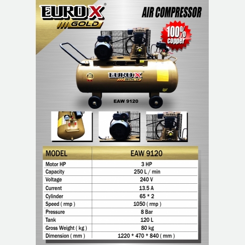 EUROX GOLD EAW 9120 (L) AIR COMPRESSOR