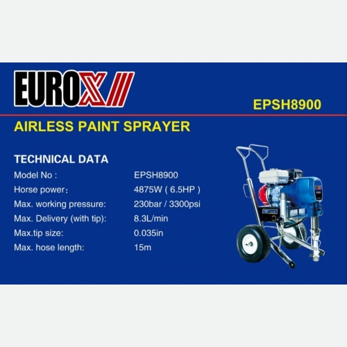 EUROX AIRLESS PAINT SPRAYER EPSH8900