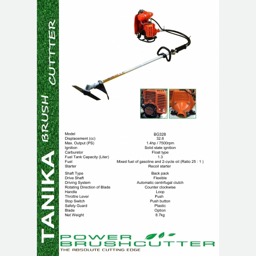 TANIKA BG328 BRUSH CUTTER