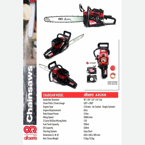 ALFAERRE AR268 CHAINSAW