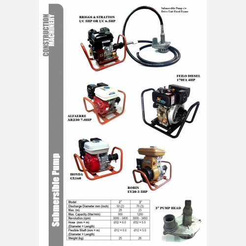 ENGINE SUBMERSIBLE PUMP SERIES