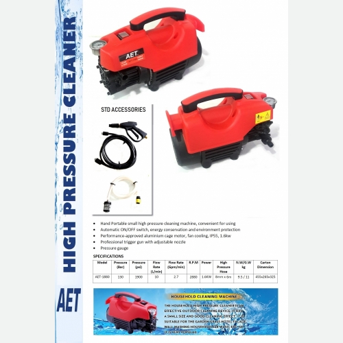 AET 1880 HIGH PRESSURE CLEANER