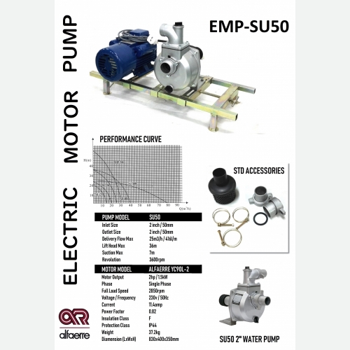 AR EMP-SU50 2'' ELEC MOTOR PUMP