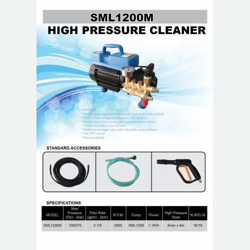 SML1200M High Pressure Cleaner