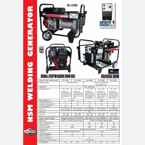 NSM WELDING GENERATOR