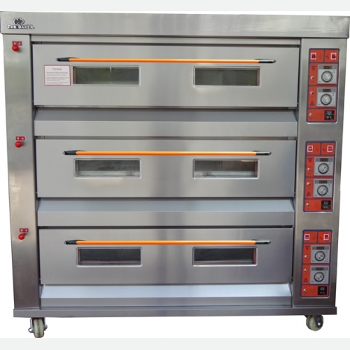 The Baker Gas Oven 3Layers, 9Trays, 340kg YXY-90