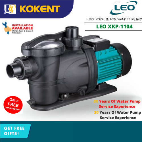 LEO XKP1104 Swimming Pool Pump (1100W/375Lmin/50mm)