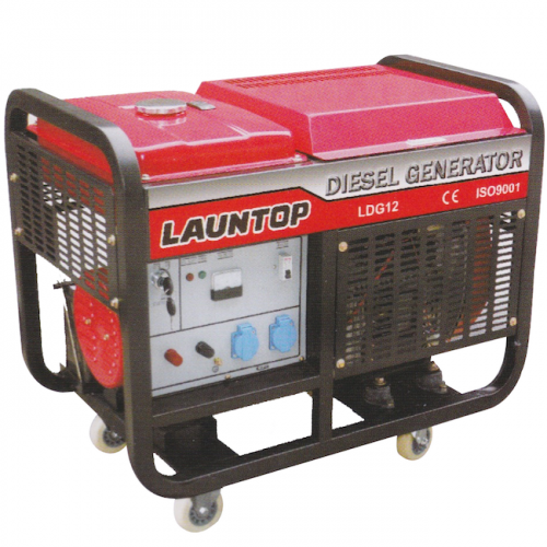 Launtop Diesel Generator 10000kW, 20hp, 25L, 170kg LDG12E