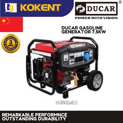 Ducar Gasoline Generator 7.5KW DG9250E