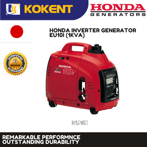 HONDA INVERTER GASOLINE GENERATOR EU10I 1.0KVA