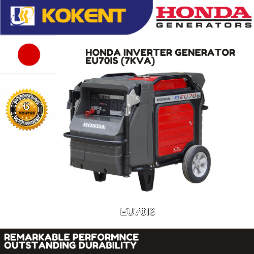 HONDA INVERTER GASOLINE GENERATOR EU70IS 7.0KVA