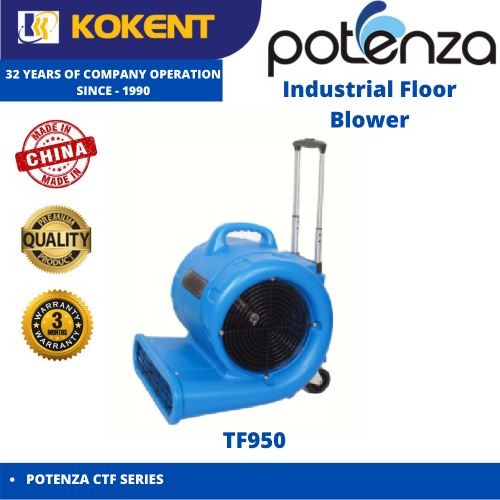 POTENZA PORTABLE FLOOR BLOWER 950WATT TF950