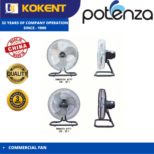 POTENZA CF SERIES COMMERCIAL FAN