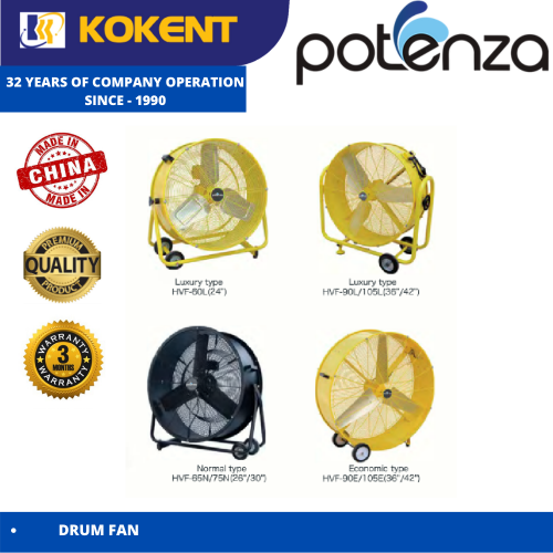 POTENZA HVF SERIES DRUM FAN