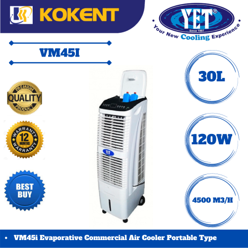 YET EVAPORATIVE COMMERCIAL AIR COOLER PORTABLE TYPE VM45I