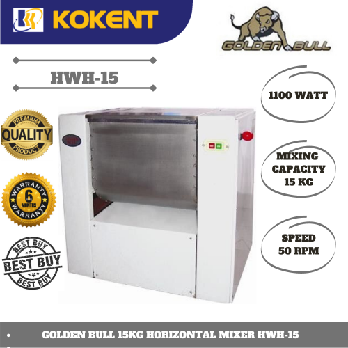 GOLDEN BULL 15KG HORIZONTAL MIXER HWH-15